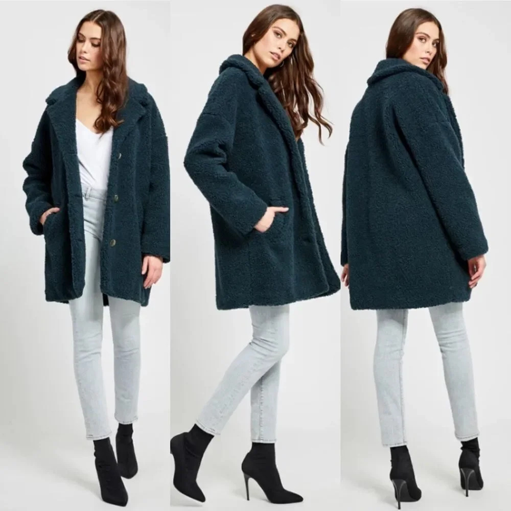 Gentle fawn vera teddy coat sz medium